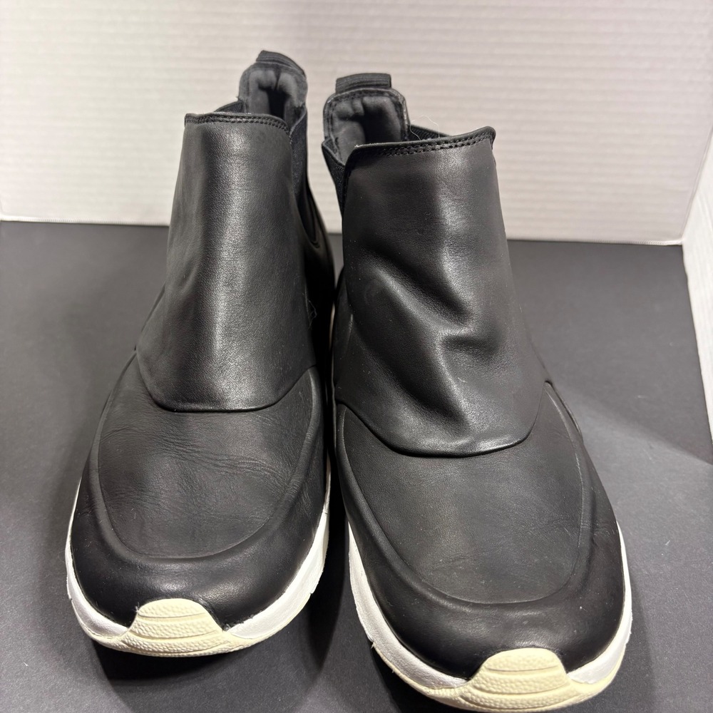 Nike Air‎ Max Thea Mid Black Leather Chelsea Boot Sneakers 859550-001 Womens 8